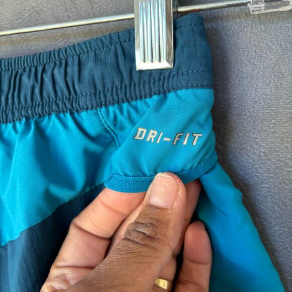 Nike Dri- Fit Shorts Performance Running Gorpcore Men's Medium Blue Hiking Climb - Picture 8 of 10